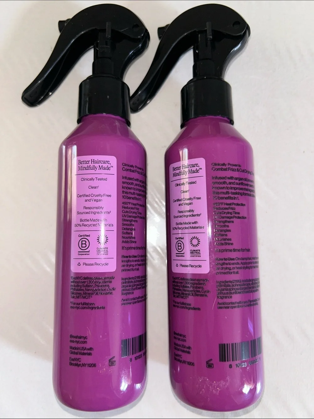 2x Eva NYC Mane Magic 10-in-1 Primer Spray - Heat Protectant and Detangler